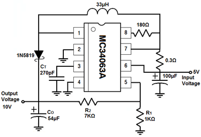 SWITCHING REG. CALCULATOR FOR MC 34063 or MC33063 - GM SYSTEMS LLC